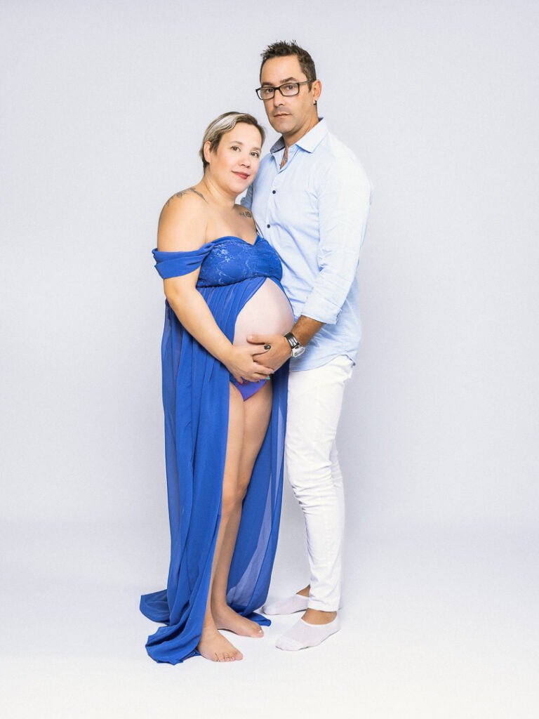 Shooting grossesse en couple en Gironde