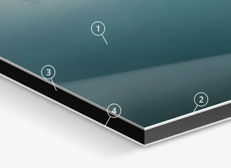 Tirage contrecollé sur alu dibond