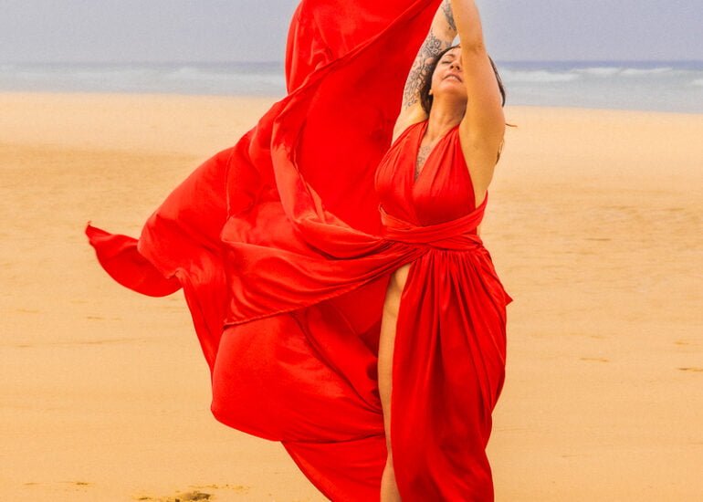 émotion d'un portrait féminin