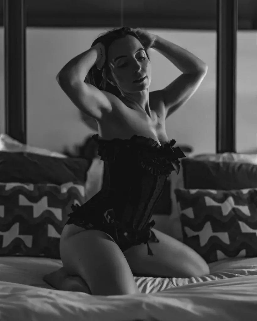 Séance boudoir en studio