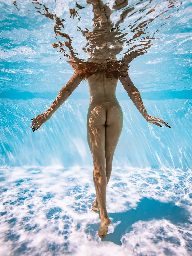 Shooting photo aquatique artistique en Gironde